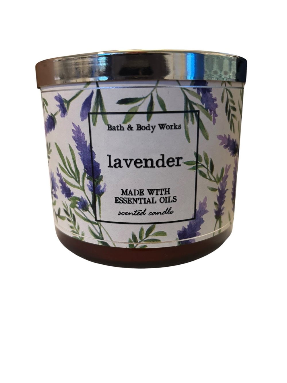 Bath & Body Works 3-Wick Scented Candle - Lavender